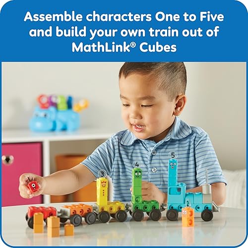 Miniatura 5 de hand2mind Numberblocks Express Train MathLink Cubes - Juego de actividades