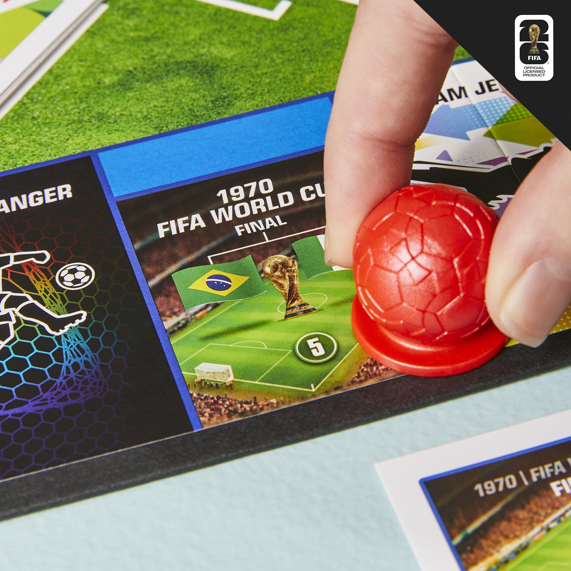 Monopoly Panini Prizm: FIFA World Cup gra piłkarska z kartami Monopoly Panini Prizm Mistrzostwa Świata w Piłce Nożnej 2026 I od 8 lat