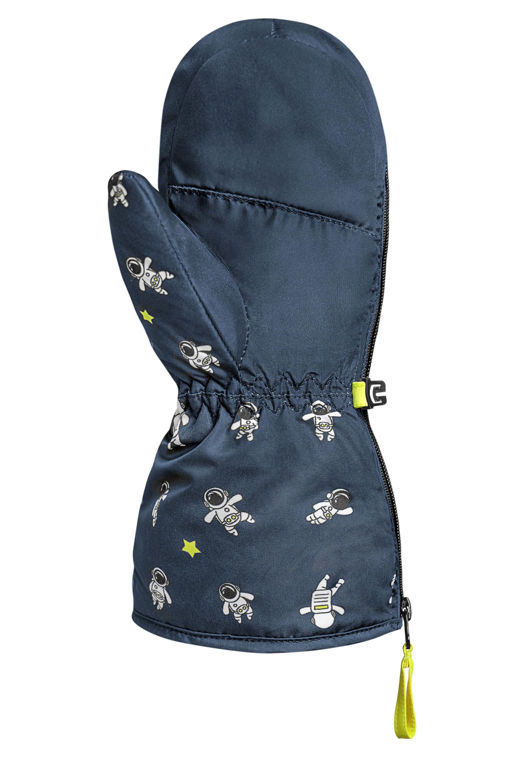 Reusch Sleepover Mitten Baby Winterhandschuhe wasserdicht – Warme Kinder Fäustlinge mit Schneeschutz, Reißverschluss & Handgelenksband – Atmungsaktiv, Winddicht, Weiches Innenfutter