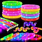 New Years Eve Glow Sticks Party Favors for Kids 12 PCS - Glow in Dark Party Supplies for Toddlers, Light Up Necklace Bracelet Accessories, Neon Decoration for Christmas NYE 2026 Birthday Camp Care