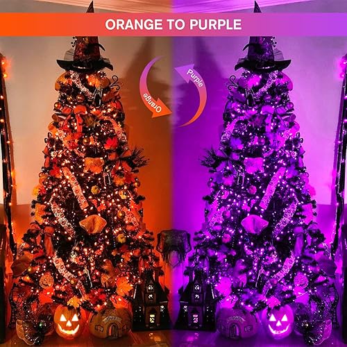 Miniatura 296 de JMEXSUSS Tira de luces de Navidad multicolor de 163 pies con 500 luces LED para exteriores, resistente al agua, alambre transparente, luces Varios