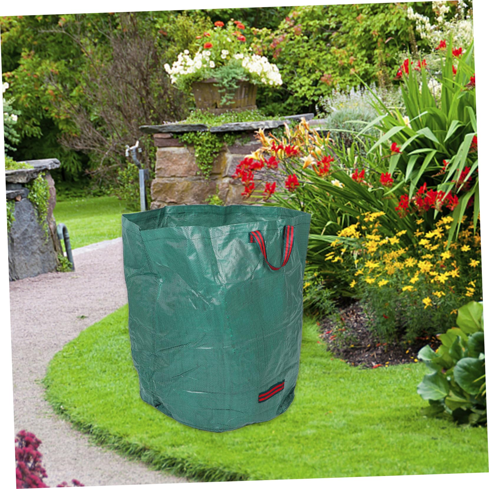 SUPVOX Sacco per Rifiuti da Giardino Pieghevole Sacco Riutilizzabile per Raccolta di Foglie e Raccoglitore di Foglie Resistente per Detriti del Prato