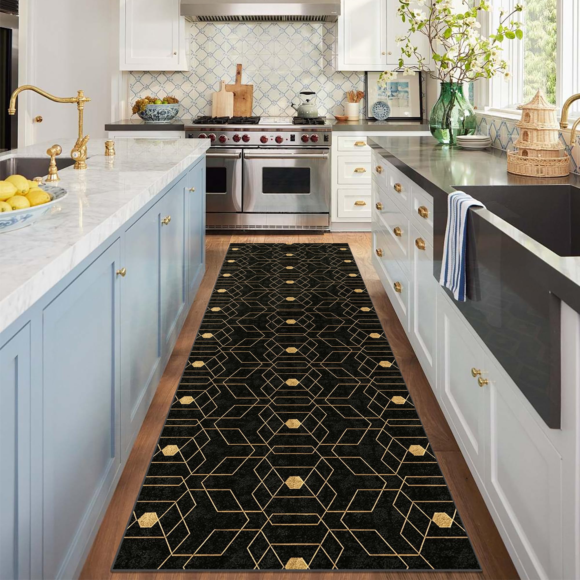 Alfombras de habitación largas de 50x300 cm ideales para lavandería y cocina