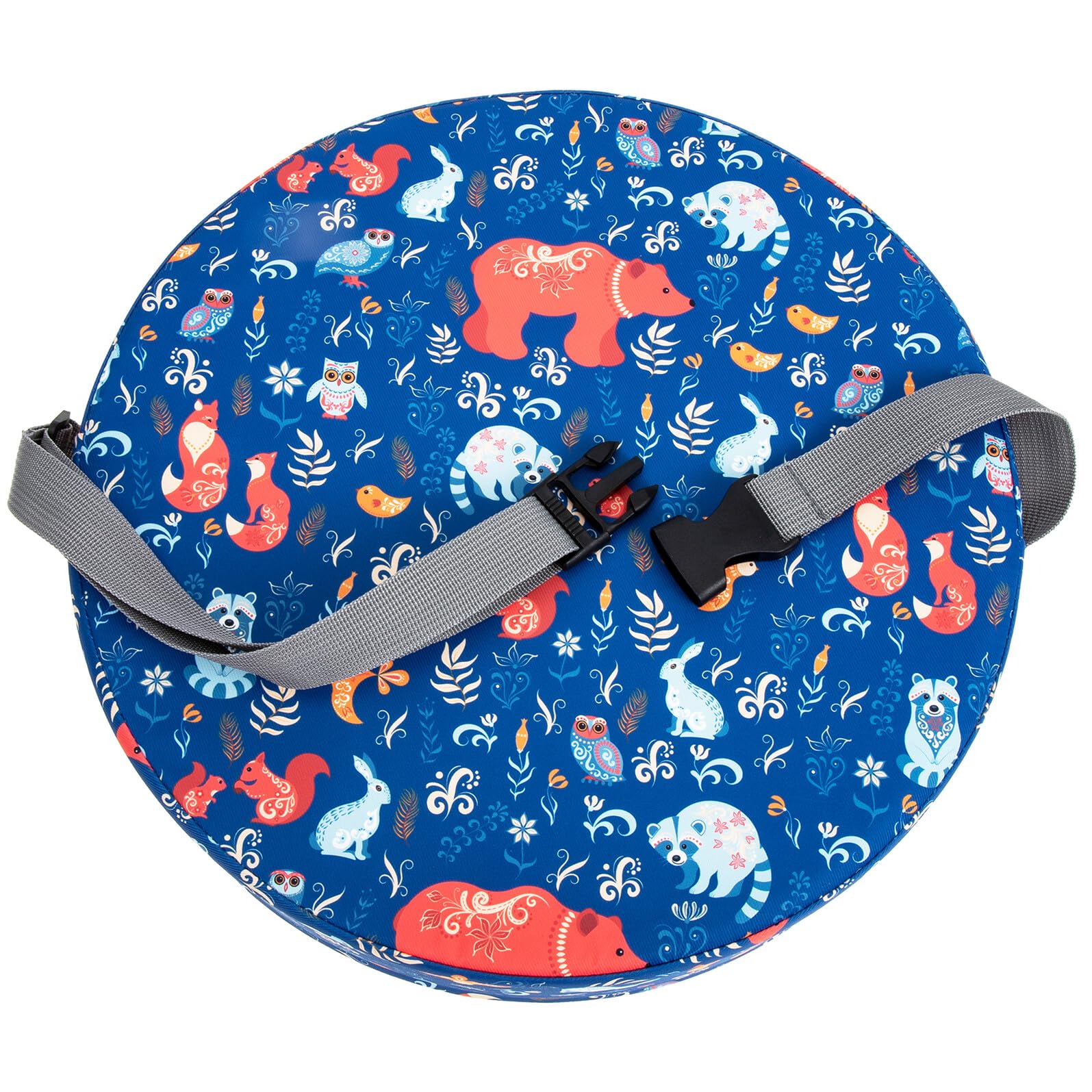BESPORTBLE Cuscino Rialzo Sedia per Bambini in Spugna e Leggero, Fodera Staccabile per Lavaggio, per Mangiare e Disegnare a Tavola Comfort