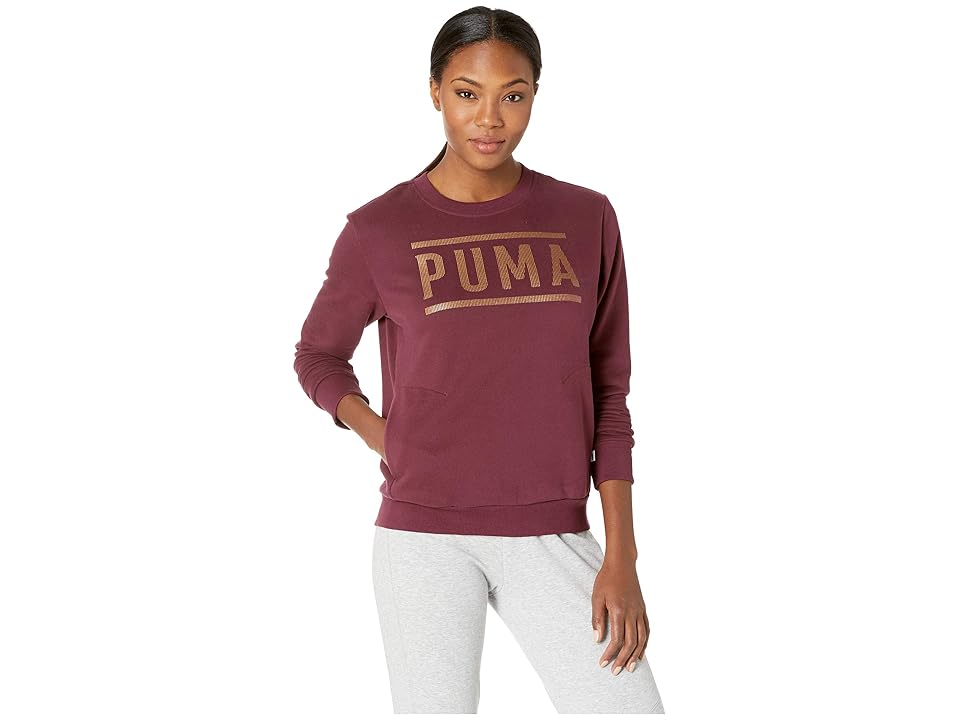 

PUMA Athletic Crew Sweater (Fig/Bronze Medal) Women's Sweatshirt