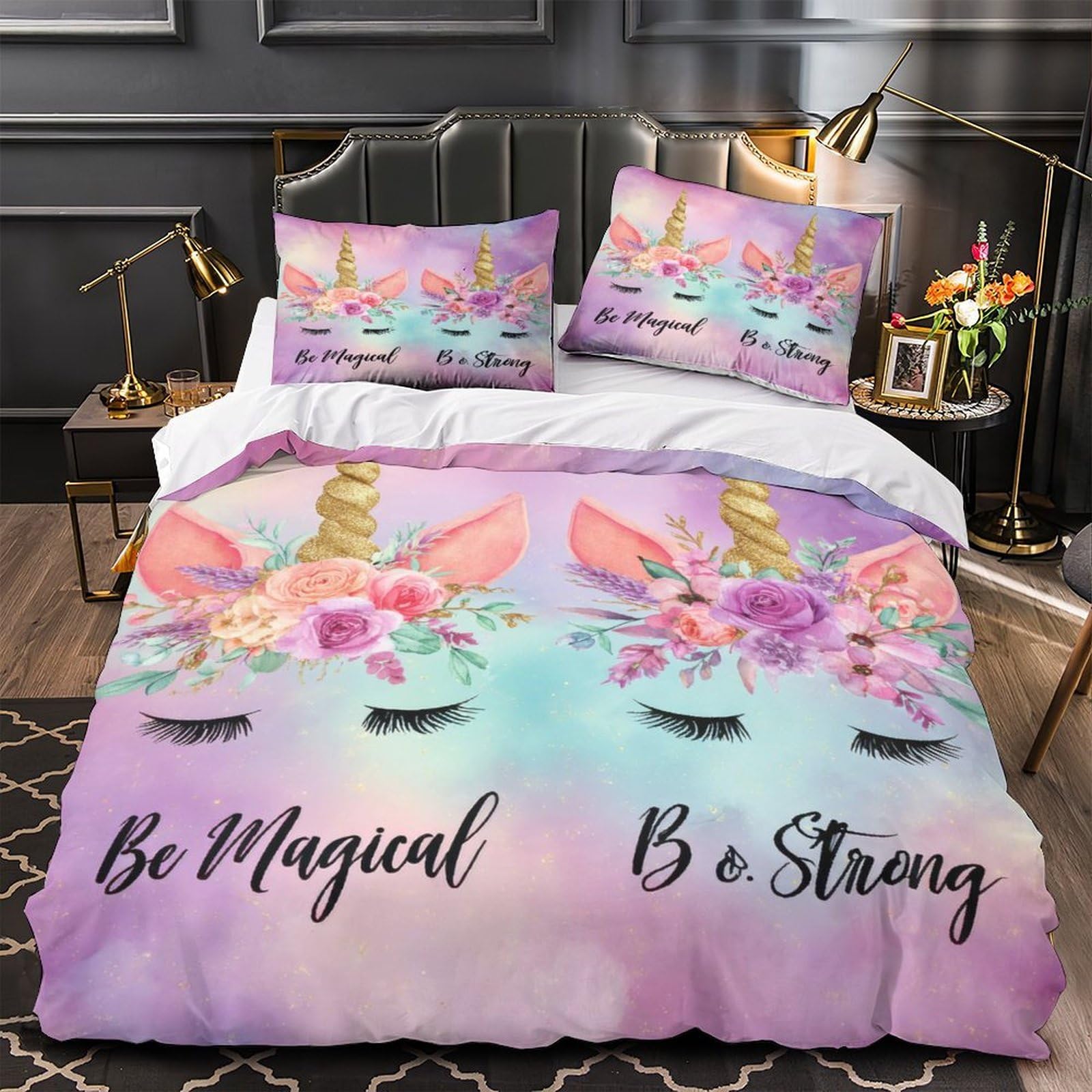 Housse de couette vie marine 3D en microfibre premium ultra douce 260x220