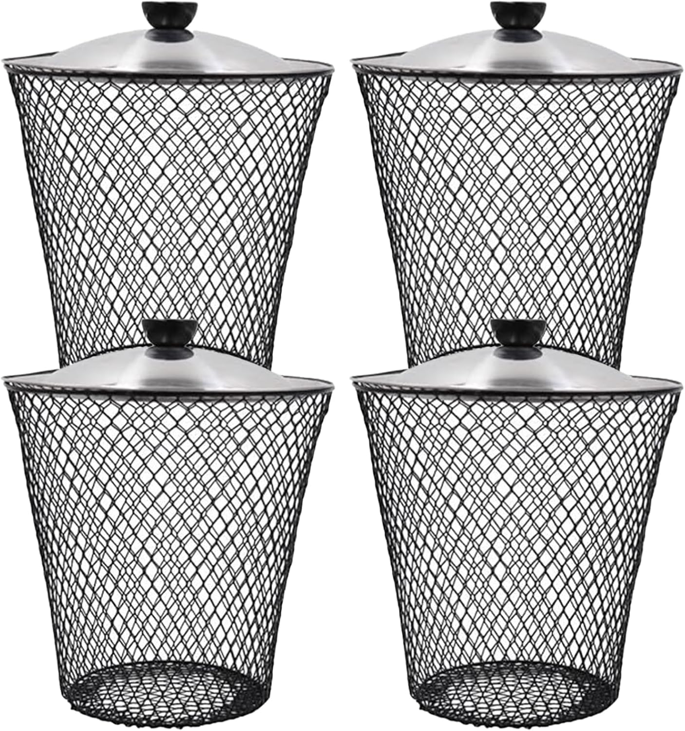 Jugaoge Inground Worm Composter with Lids Organic Growing 4 Sets One Size