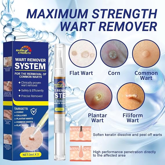 SarMee 3pcs Skin Tag Removal Kit, Mole Remover Pen, Effective for Calluses on Body
