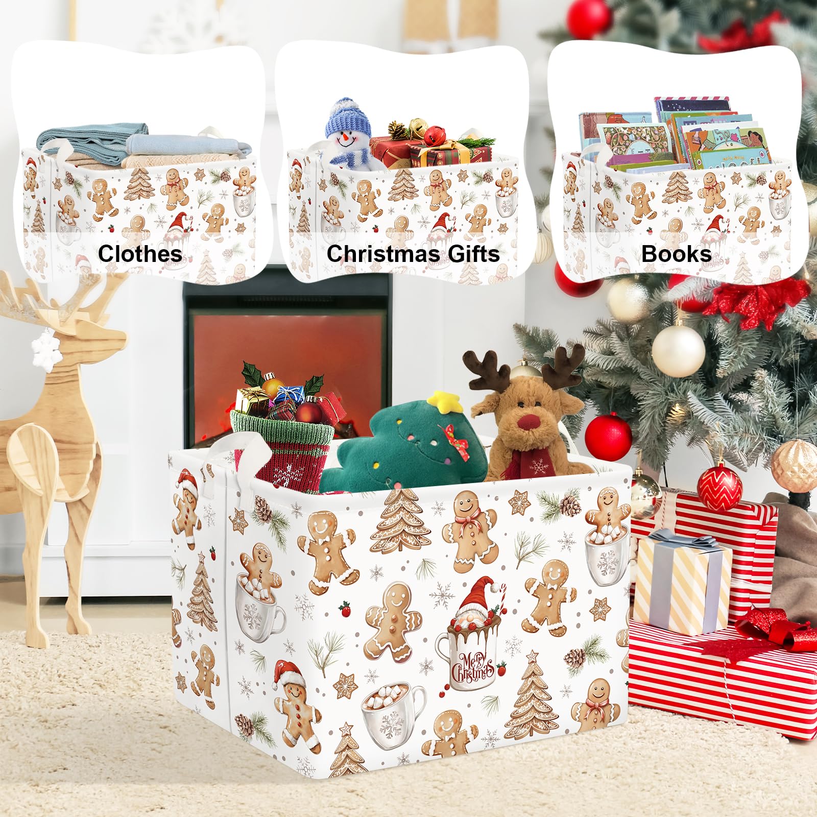 Decoris Piek glas kerstman / sneeuwpop 5.5x25cm - 1 stuk - Top Tuincentrum