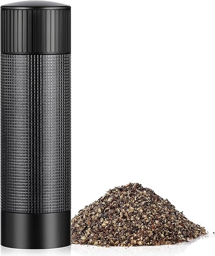 Miniatura 1 de Molinillo de pimienta de alta calidad, molinillo de pimienta manual de aluminio resistente con más salida de pimienta, menos molinillos de pimienta