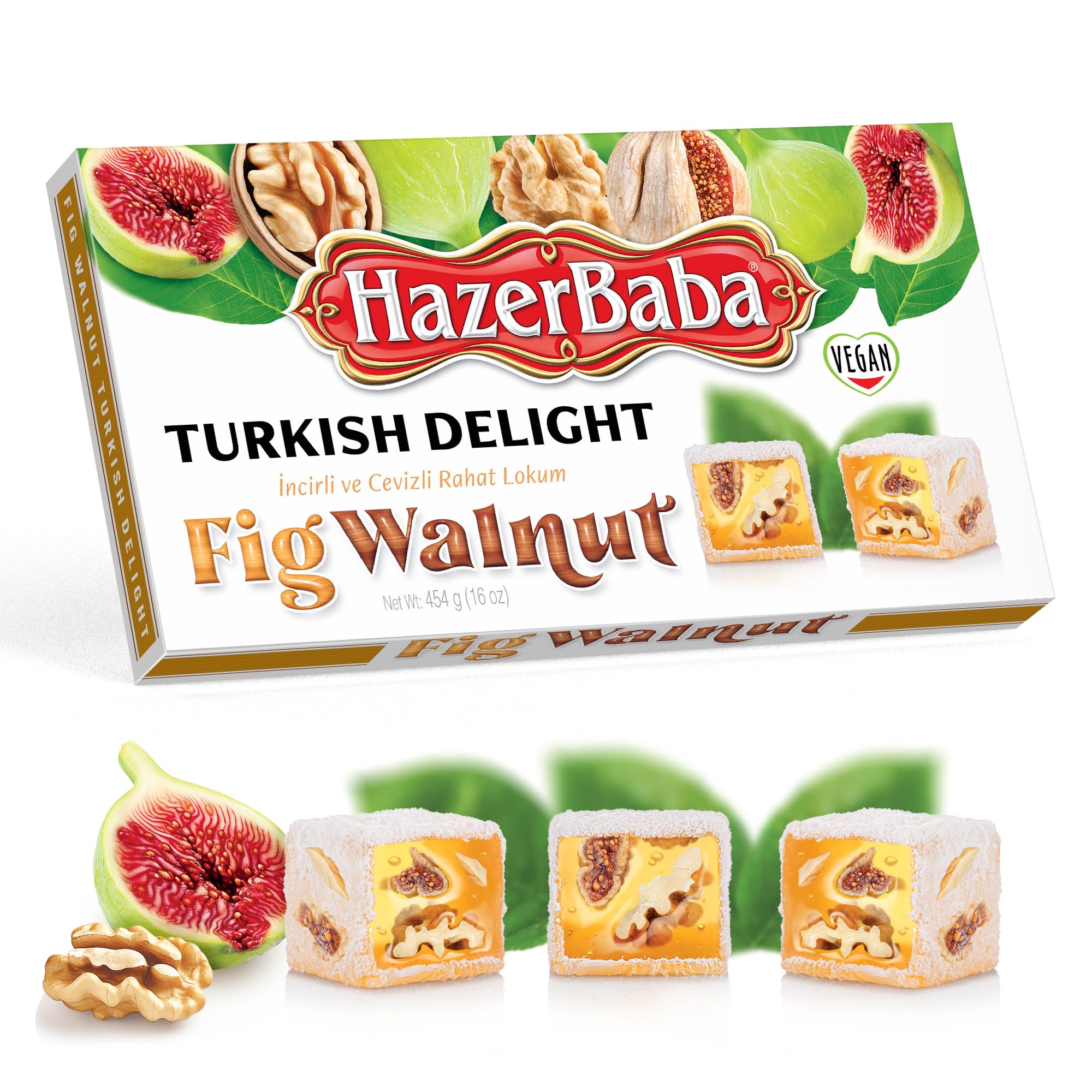 Amazon.com : Hazer Baba Turkish Delight Candy with Fig & Walnut