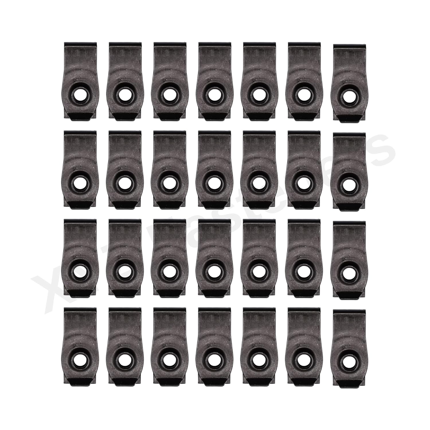 Extruded U-Nut M6-1.0 Screw Size | Compatible with GM 11515478 | Durable & Reliable Automotive Clips (100)