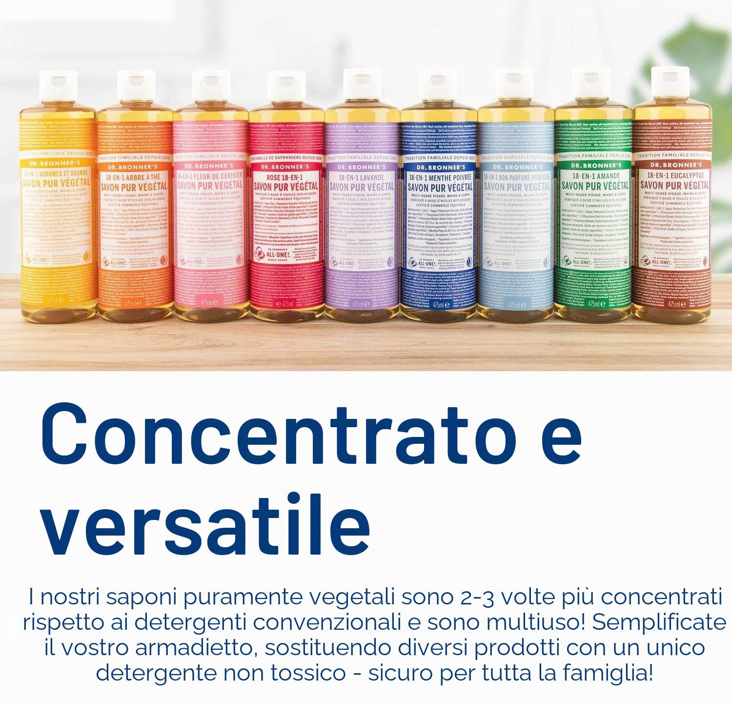 Dr. Bronner's Organic Baby - Sapone liquido Pure Castile non profumato