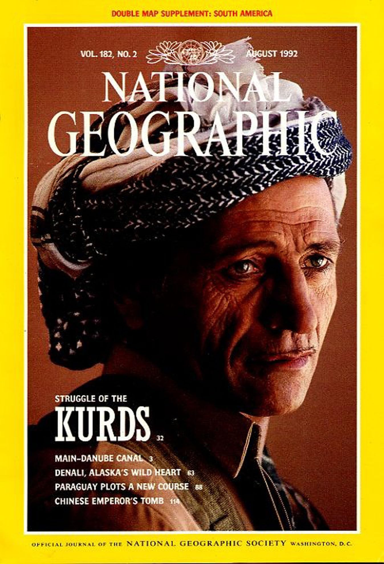 National Geographic: Struggle of the Kurds (August 1992, Volume 182, Number 2)
