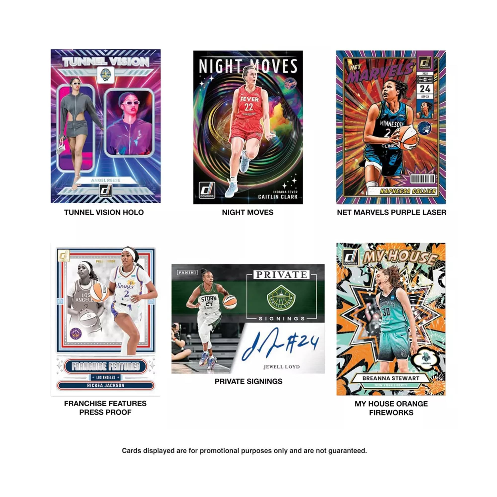 Panini Donruss WNBA Basketball Blaster Box 2024-25 – Cartes à Collectionner Officielles – Comprend des Cartes Rookie, des Inserts et des parallèles – Boîte scellée
