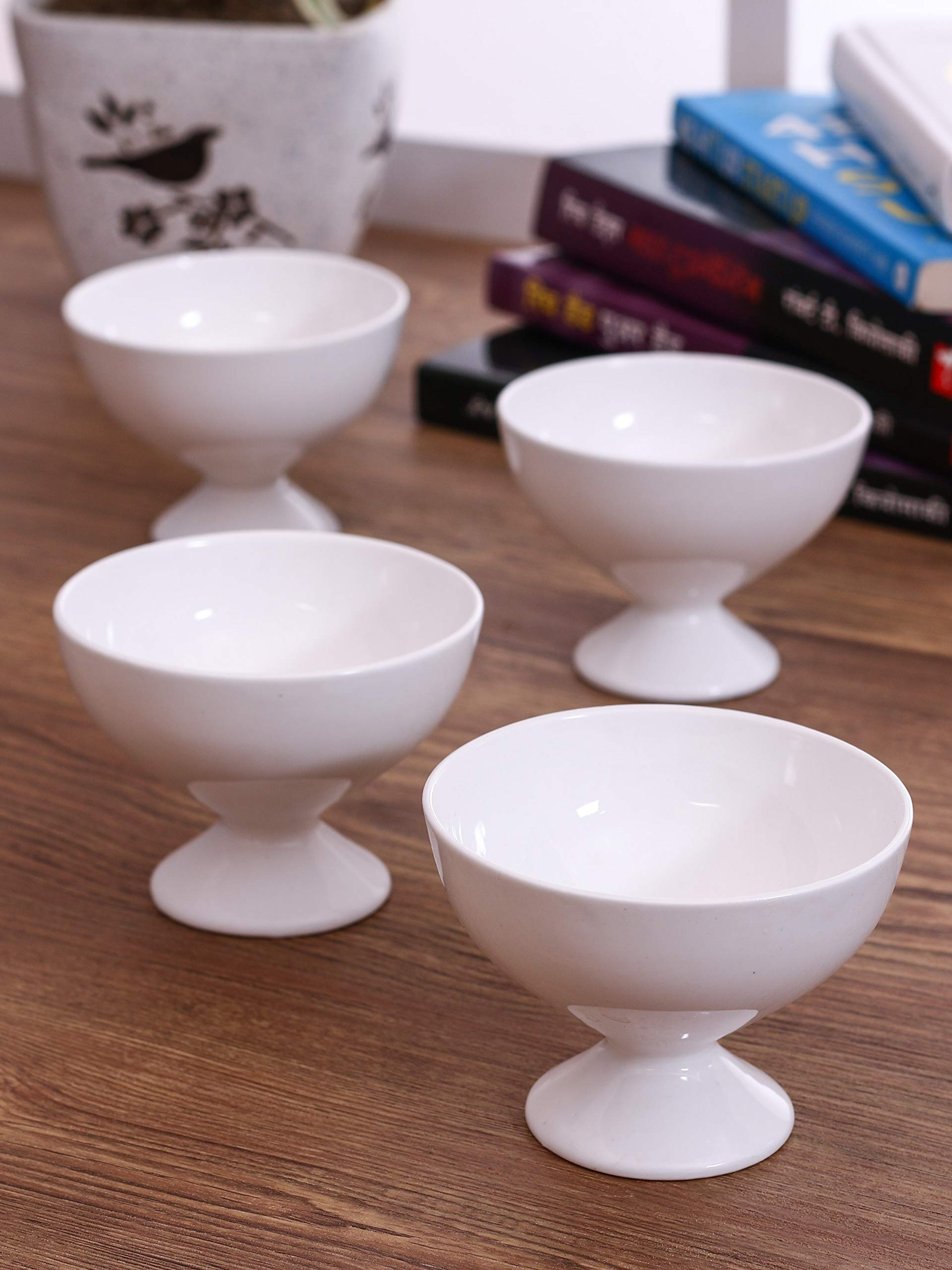 Clay Craft Basics - Ceramic Ramekin Bowl/Soufflé Dish for Baking and Serving Puddings, Custards Or Other Desserts - Set of 6-180 Ml (White) — Amazon image 10