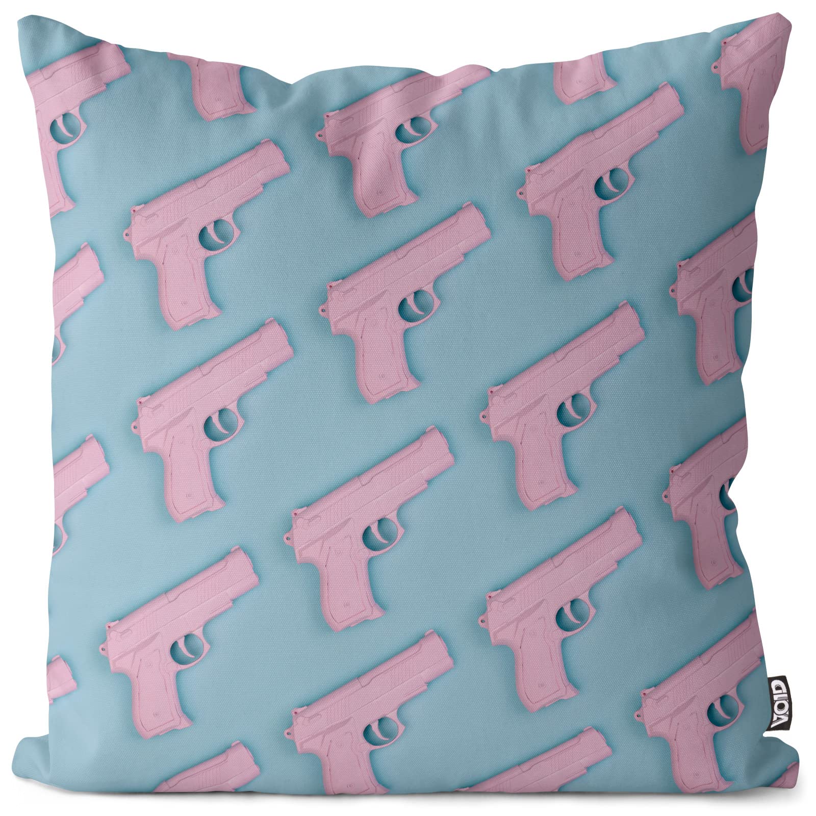 VOID Zabawka pistolet Poduszki Poszewki Poliester Wodoodporny do użytku na zewnątrz i wewnątrz, Rozmiar Kissen: 80 x 80 cm