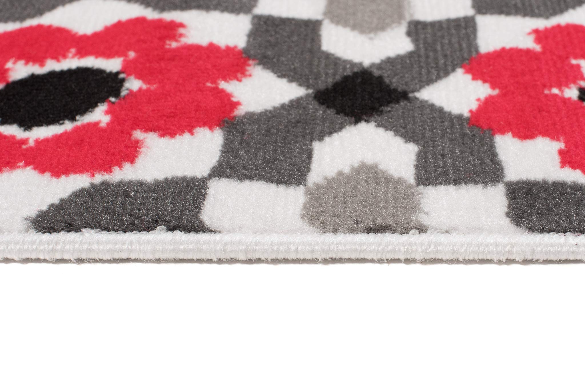 Mazovia Vloerkleed Modern - Tapijt Kortstondig Pooltje - Tapijten Abstract Patroon - Decoratie Tapijt Woonkamer, Slaapkamer, Eetkamer - OEKO-TEX Carpet - Rug 140x200cm - Bleuw Marinebleuw