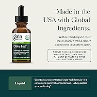 Vista 4 de Gaia Herbs Hoja de olivo 1 onza líquida, extracto líquido