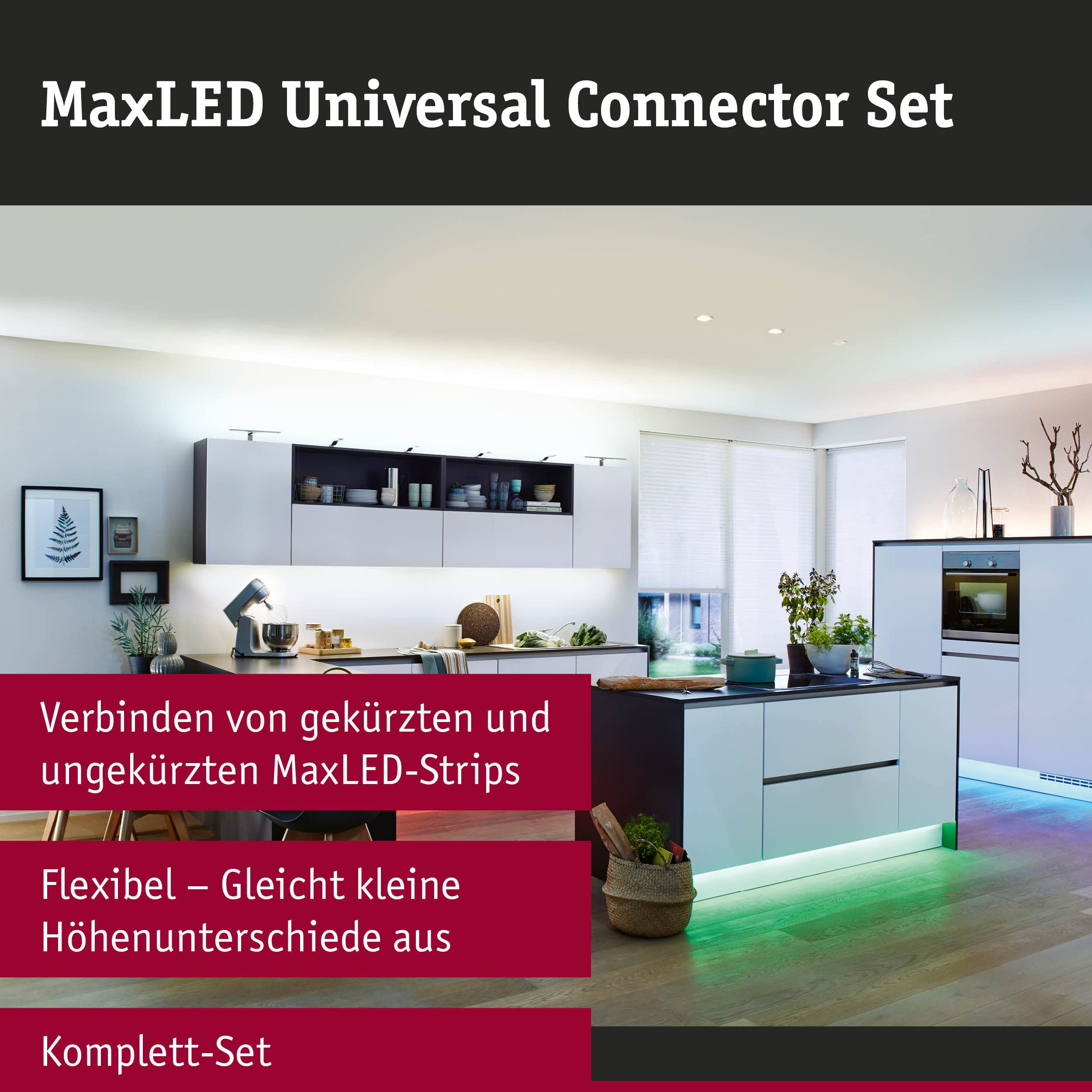 Paulmann 709.19 accesorios de iluminación Conector para iluminación - Accesorio de iluminación (Conector para iluminación, Blanco, De plástico, IP20, III, 144 W)