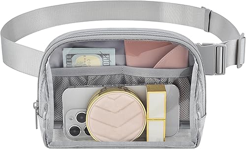 Miniatura 10 de Riñonera transparente para mujeres y hombres, riñoneras de moda, Negro -, Deporte