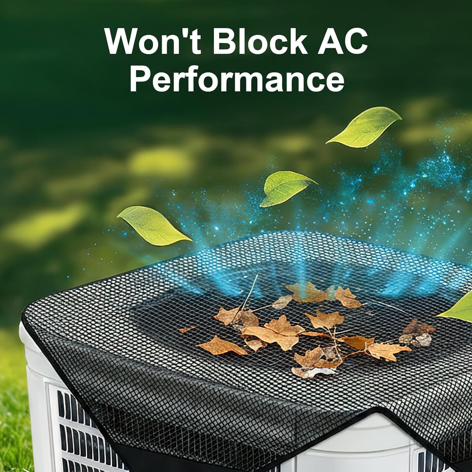 Central Air Conditioner Covers for Outside Units 36" x 36", Universal Top Mesh AC Cover for All Seasons