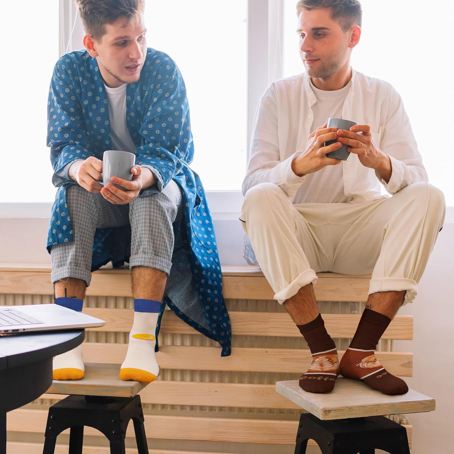 AGRIMONY Funny Breakfast Pancake Socks Box for Men Women Teen Boys - Novelty Fun Funky Crazy Silly Crew Socks - Image 2