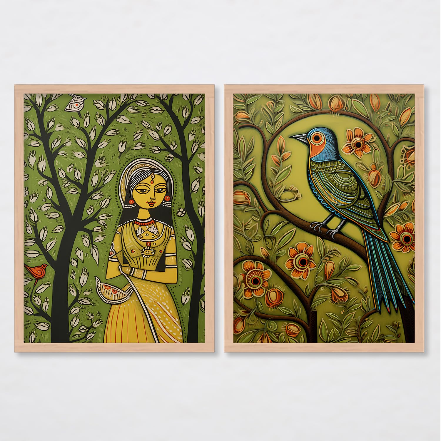 See full amazon price history chart for ARTELLY Madhubani Wall Painting For Living Room Bedroom Wall Decor Frames - Painting for Wall Decoration - Traditional Framed Wall Art (Packof 2) (Large, ART 10) ARTELLY Madhubani Wall Painting For Living Room Bedroom Wall Decor Frames - Painting for Wall Decoration - Traditional Framed Wall Art (Packof 2) (Large, ART 10) (B0CQ5LH413) Amazon Price History, Amazon Price Tracker