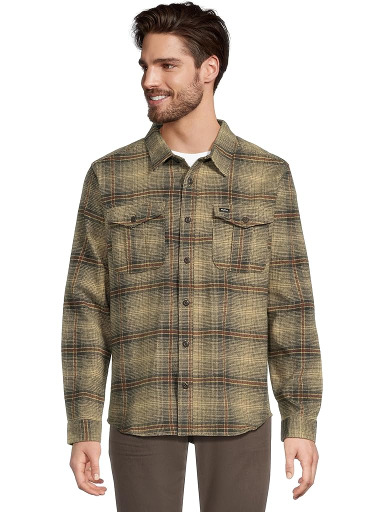 Black RVCA Hughes Flannel