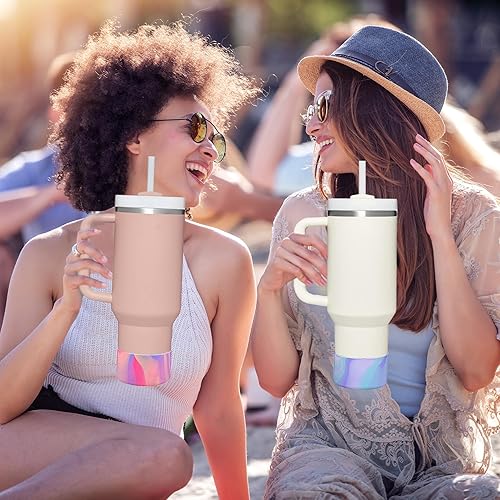 Miniatura 5 de Base protectora de silicona para botas Stanley Quencher Adventure de 40 onzas y vaso Stanley IceFlow de 20 onzas y 30 onzas, y compatible con