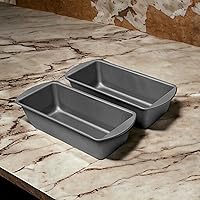 Vista 4 de G & S Metal Products Company OvenStuff - Juego de 2 moldes antiadherentes para hornear, color gris