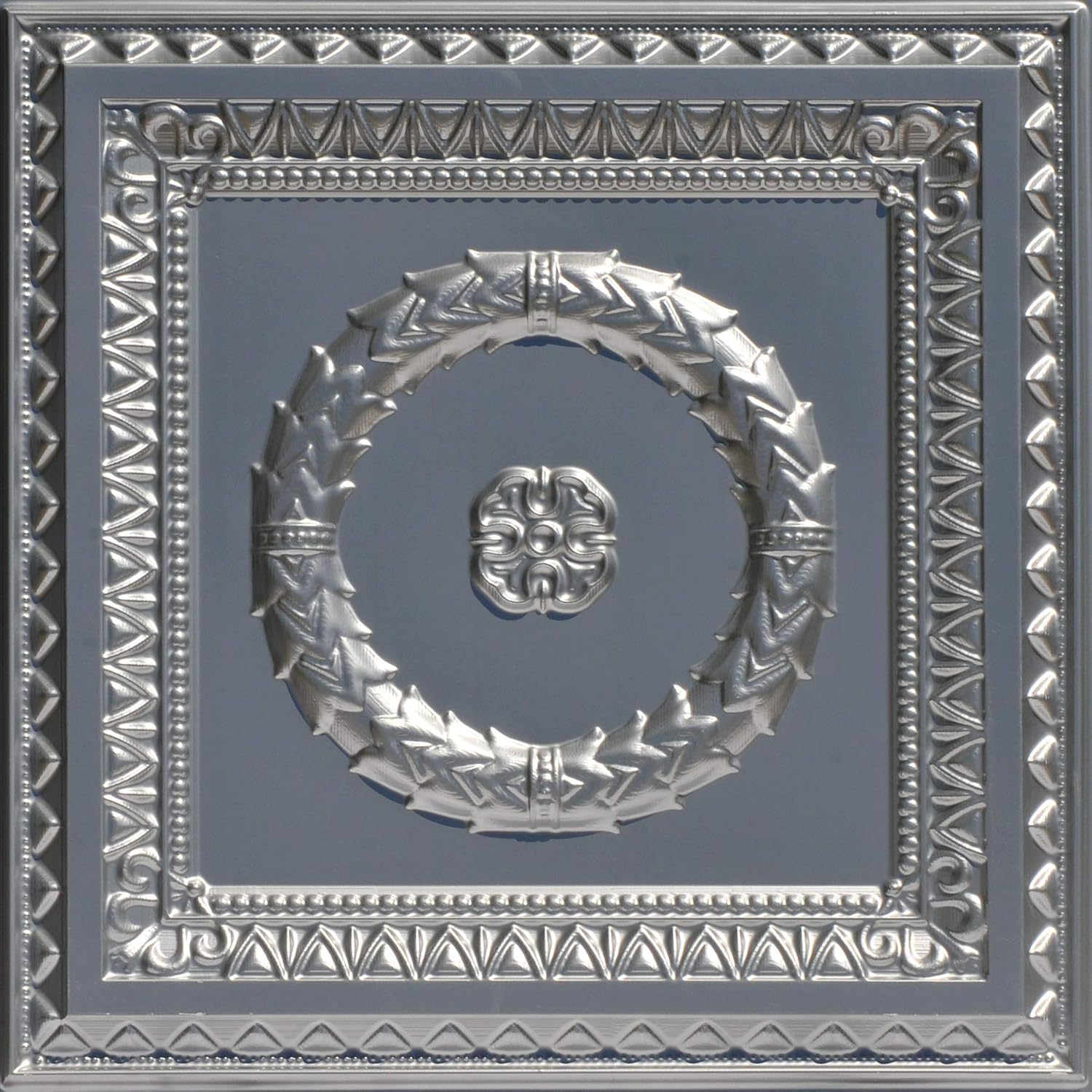Promo Discount Up To 70% Off From Plain To Beautiful In Hours 210sr-24x24-25 Laurel Wreath Ceiling Tile 24" x 24" Silver 25 Promo Discount Up To 70% Off From Plain To Beautiful In Hours 210sr-24x24-25 Laurel Wreath Ceiling Tile 24" x 24" Silver 25