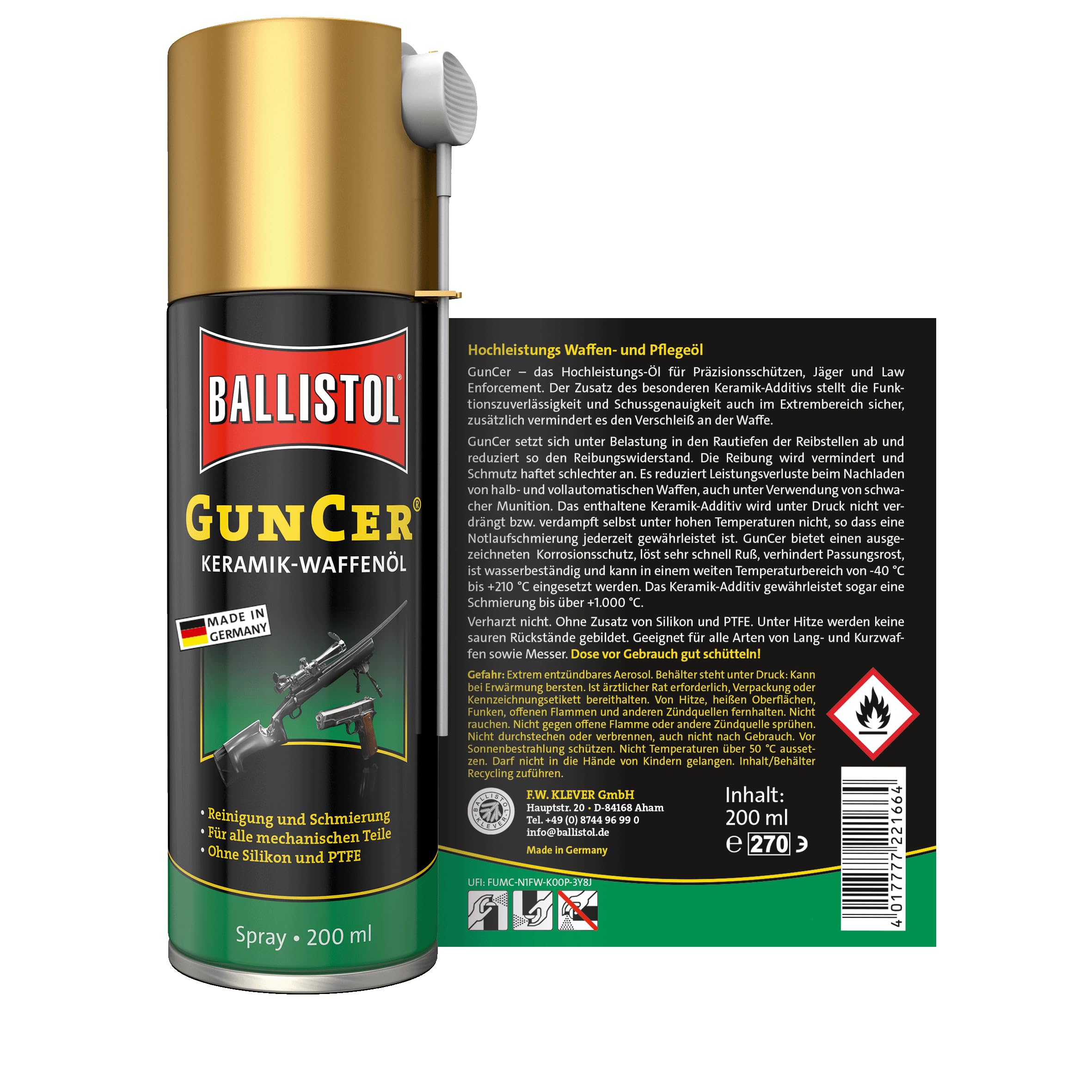 Ballistol GunCer Arma aditivo customisation