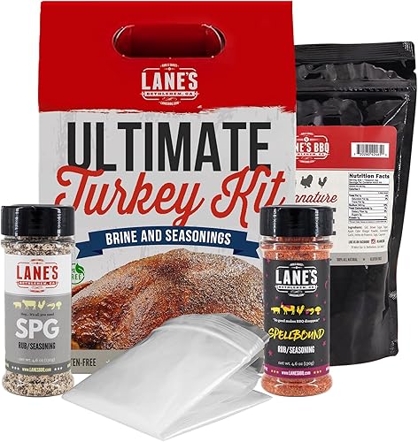 Lanes Kit definitivo de salmuera de pavo con bolsa kit de salmuera natural de primera calidad con salmuera bolsa de salmuera XL resistente