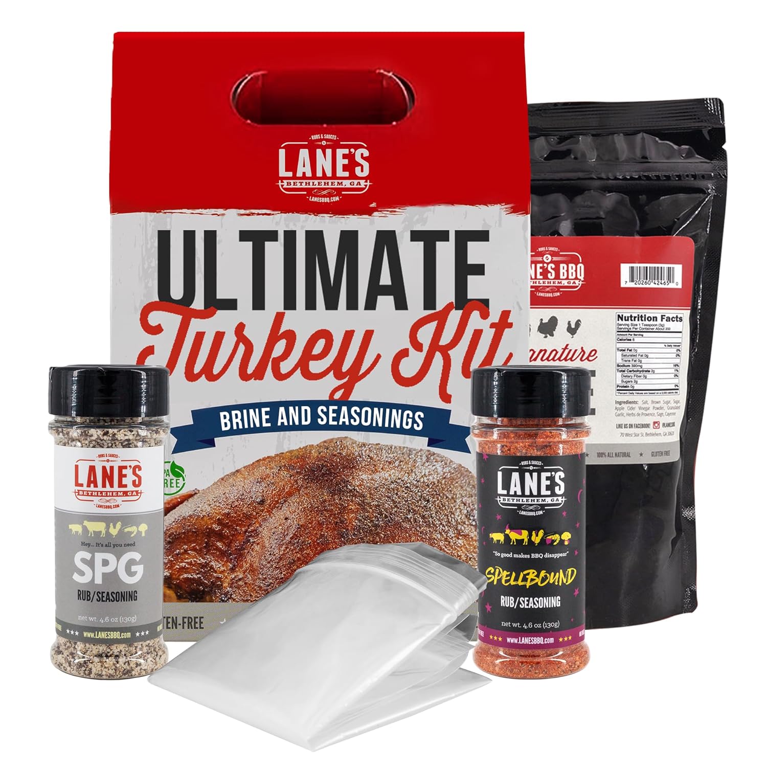 Lanes Ultimate Turkey Brine Kit with Bag & 1 Spellbound