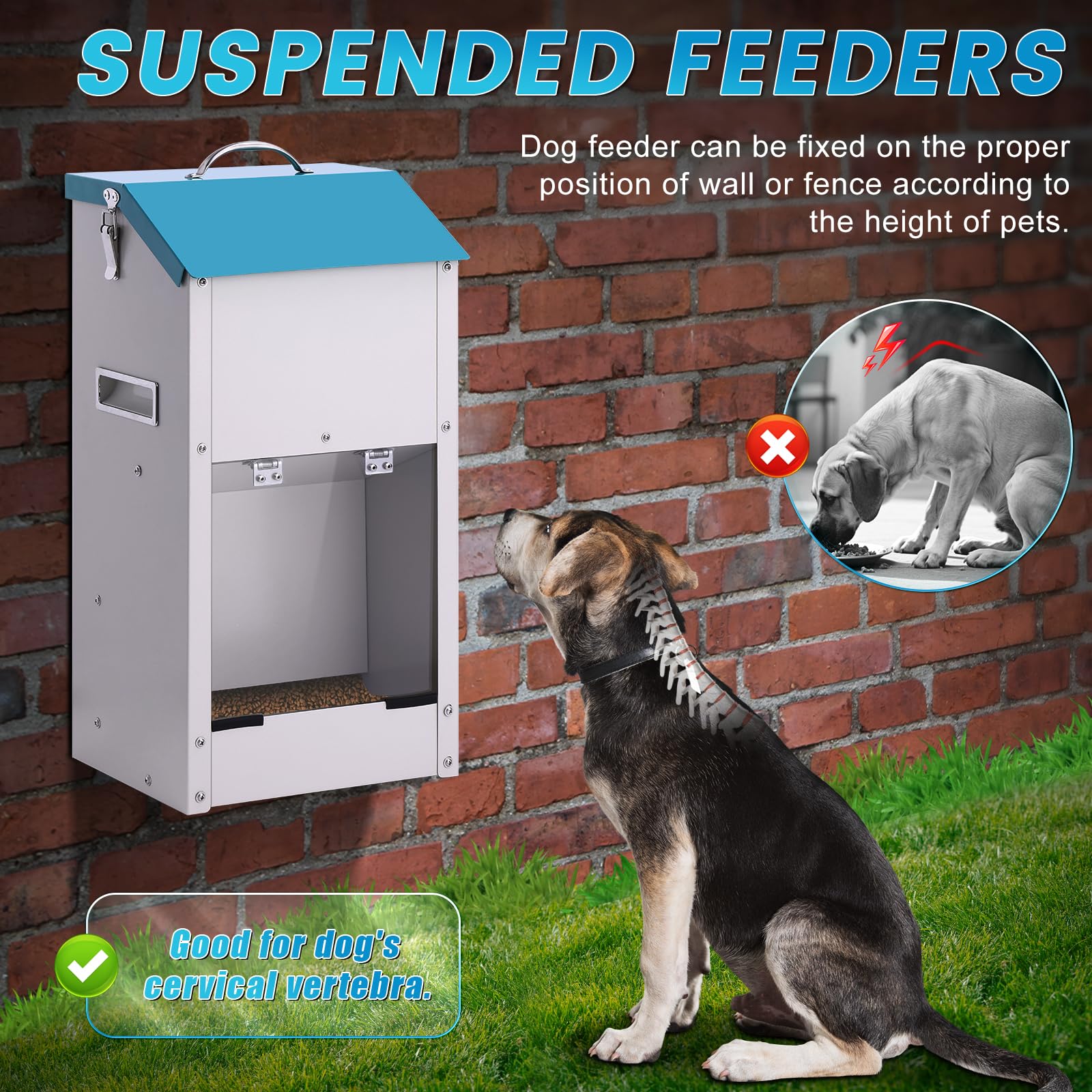Futterautomat para Hunde y Katzen Automático y Outdoor