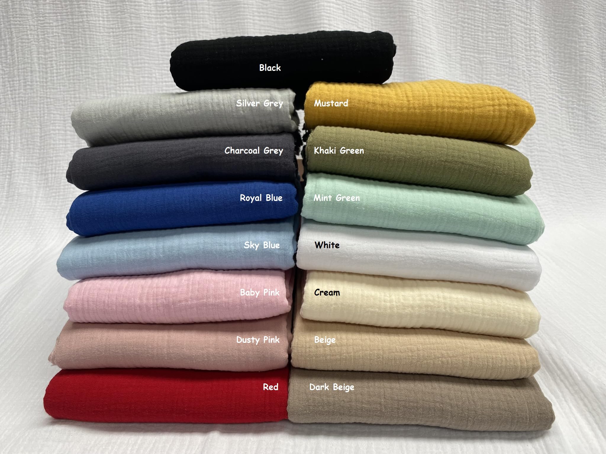 100% Tessuto In Mussola Di Cotone Per La Fabbricazione Del