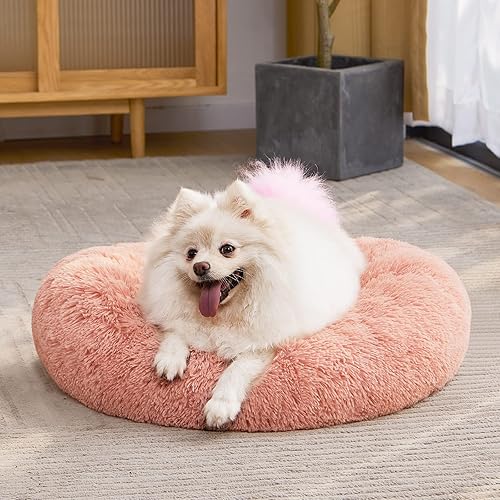 Miniatura 5 de MIXJOY - Cama ortopédica para mascotas cómoda cama redonda para perros y gatos ultrasuave lavable 23pulgadas 30pulgadas 36pulgadas