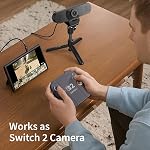 EMEET C960 Webcam with Tripod, 1080p Webcam with Microphone, Adjustable Height Mini Tripod, C960 Web Camera with Privacy Cover, Plug & Play Webcam with Stand for Zoom/Skype/YouTube/FaceTime