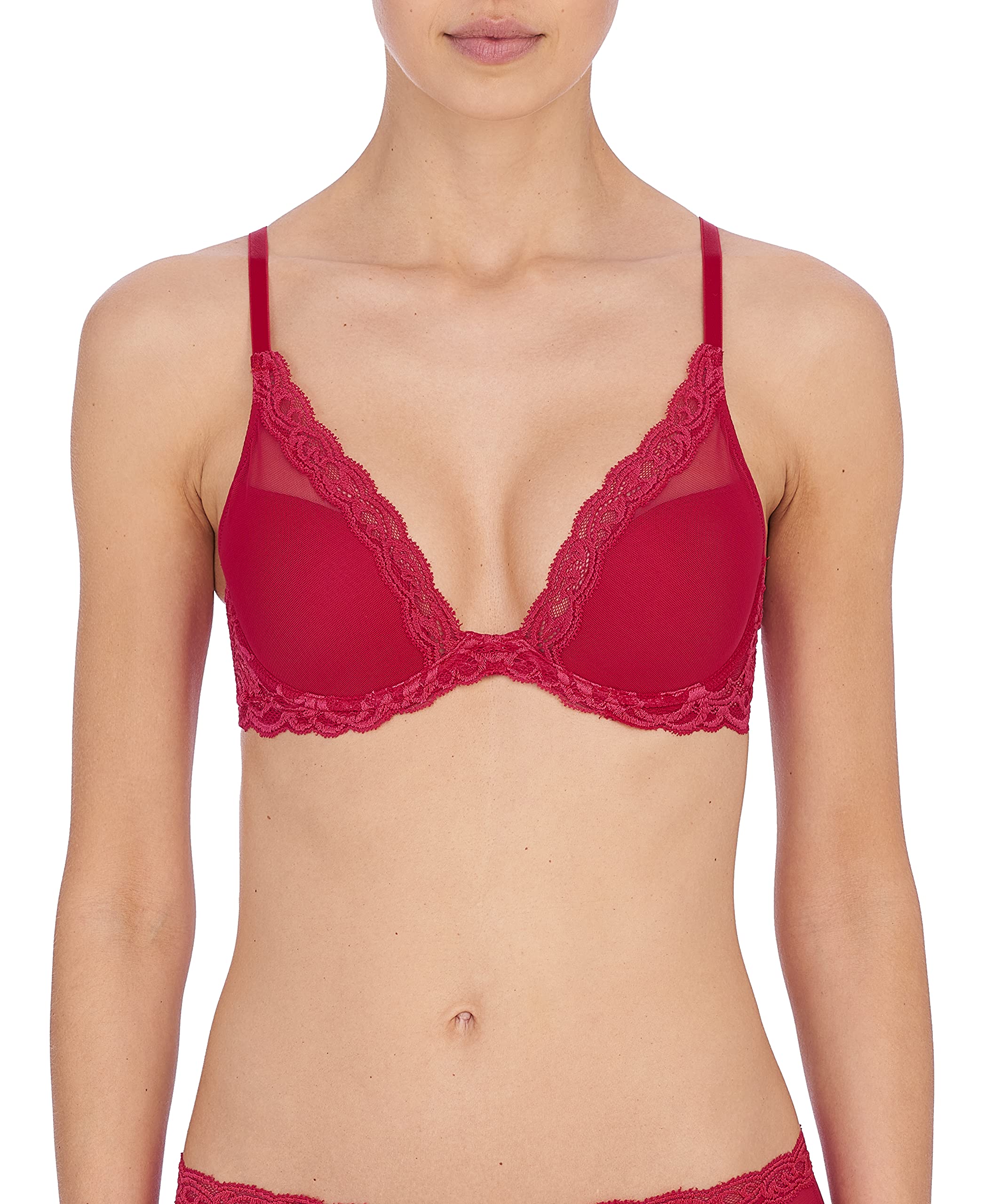 Natori Women Feathers Lace Plunge T-Shirt Bra — view 55
