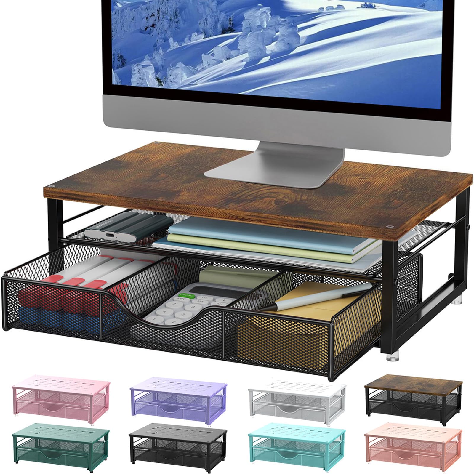 Gianotter Monitor Stand Riser - Organize Your Desk -12