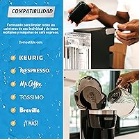 Vista 4 de Tabletas descalcificadoras para cafetera, 24 unidades, compatibles con Nespresso, Keurig, Ninja, Delonghi, Miele, cafetera, descalcificación