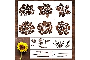 Flower Stencils for Painting - Paint Like a Pro and Unleash Your Inner Artist