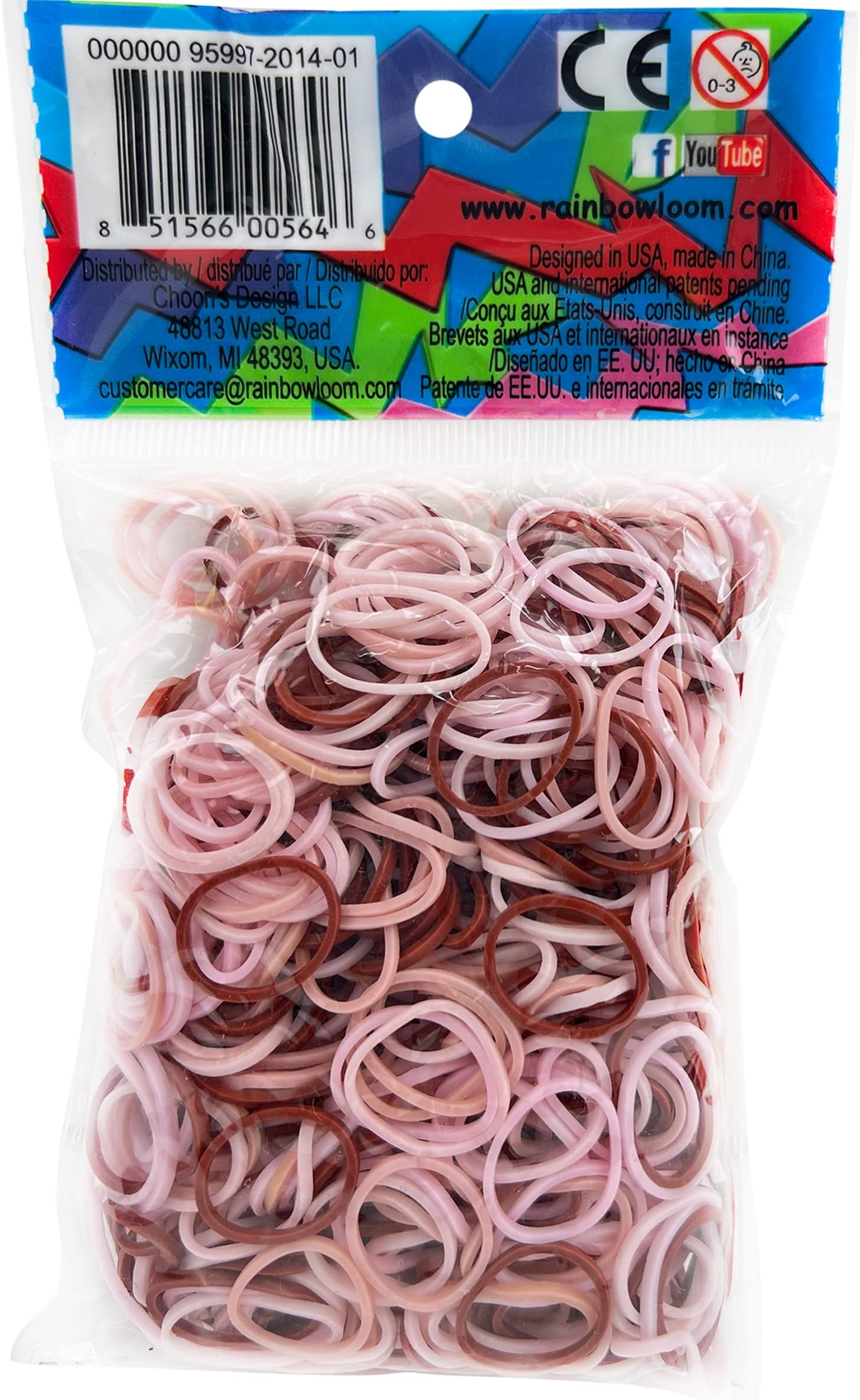 Rainbow Loom Mix Bands-Skin