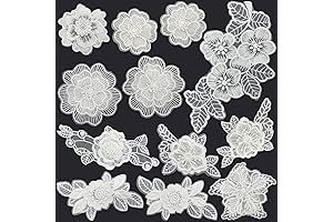 Premium 3D Floral Lace Flower Appliques for Exquisite Adornments