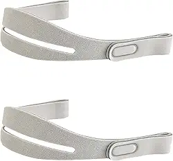 2 Peças De Cinta De Substituição Para Capacete Compatível Com Máscara De Almofadas Nasais Cpap Airfit N30I/P30I Da Resmed