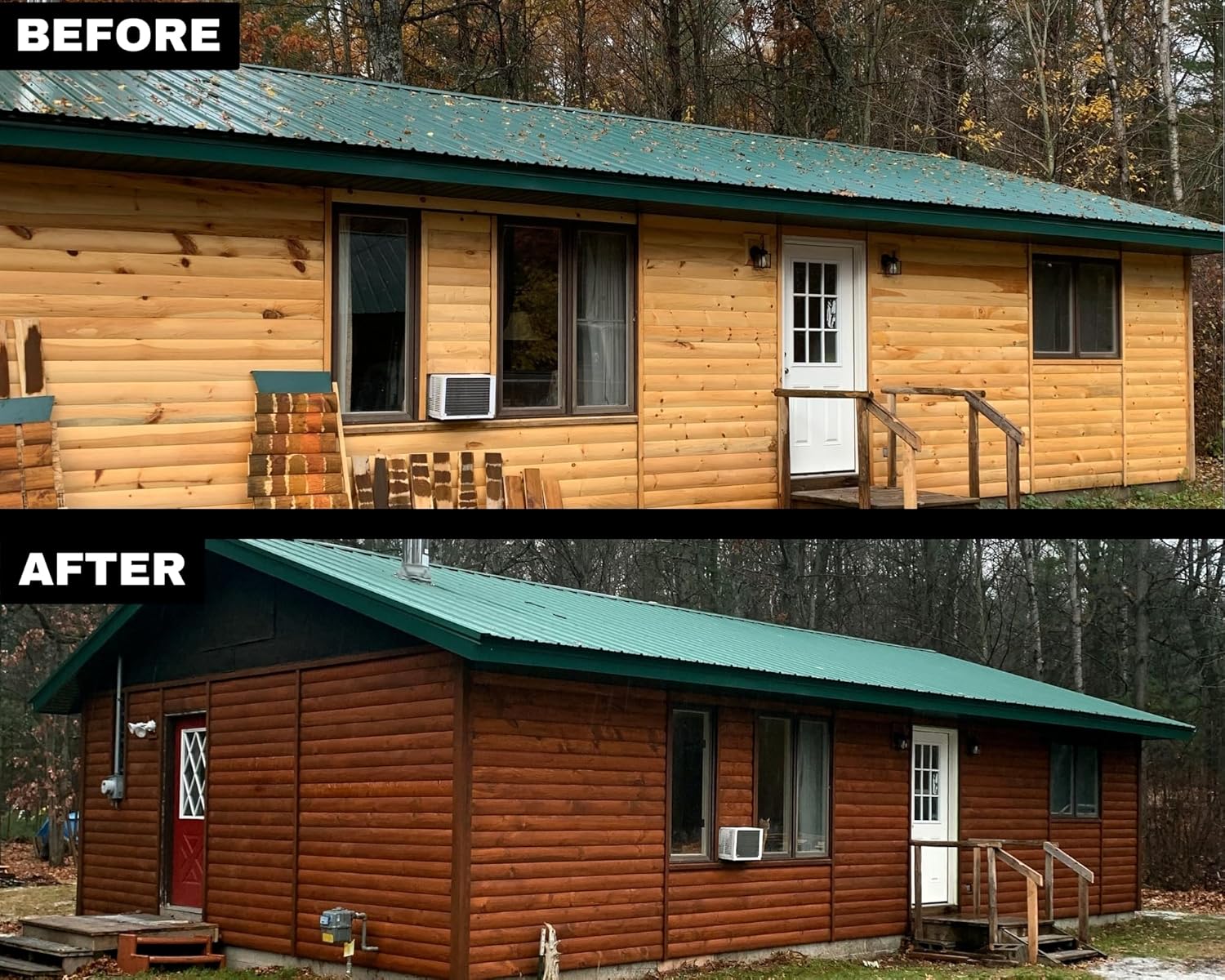 Sundance Log*1 Coat – Premium One-Coat Wood Stain & Sealer for Log Homes (5-Gallon)