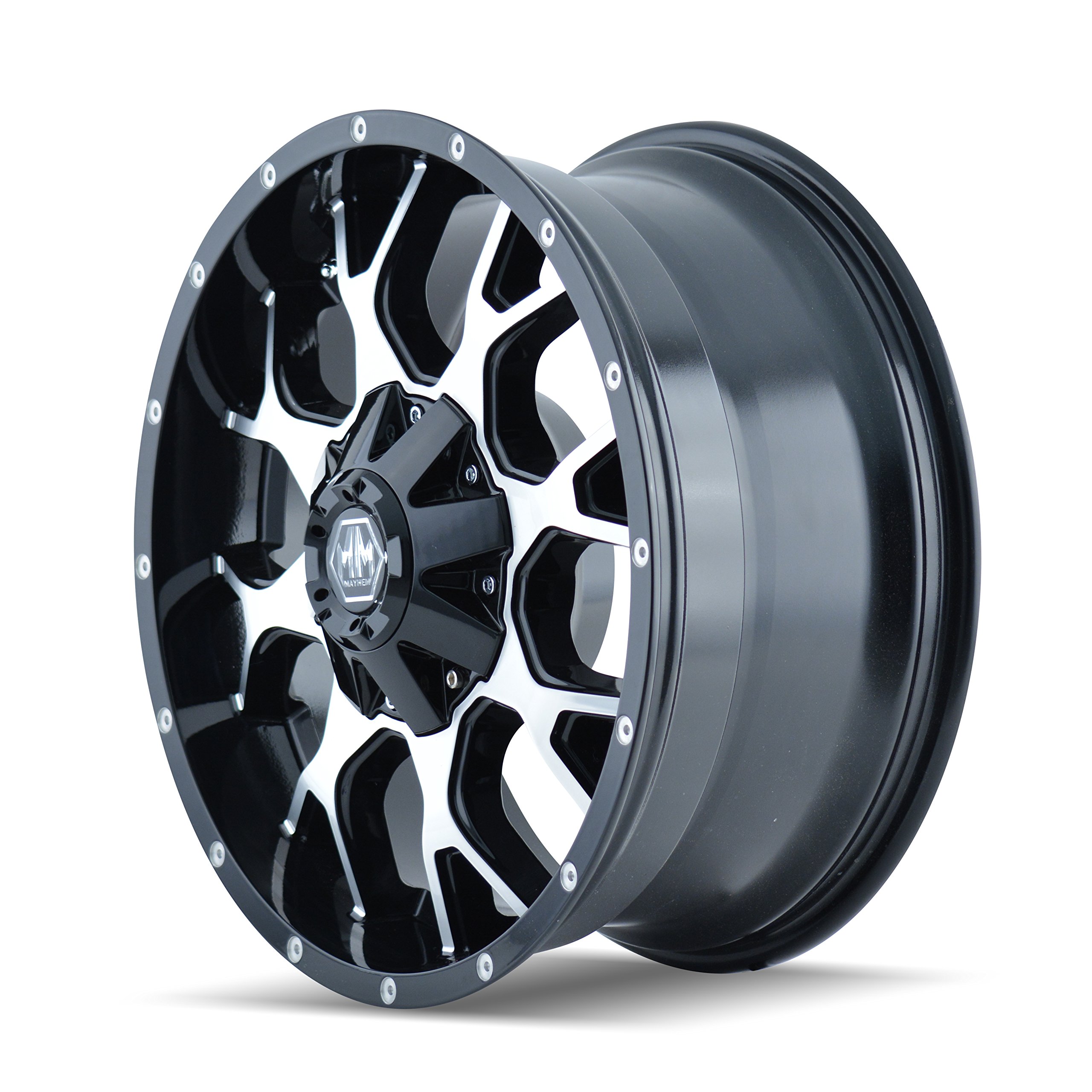 Amazon.com: Mayhem Warrior 8015 Black Wheel with Machined Face