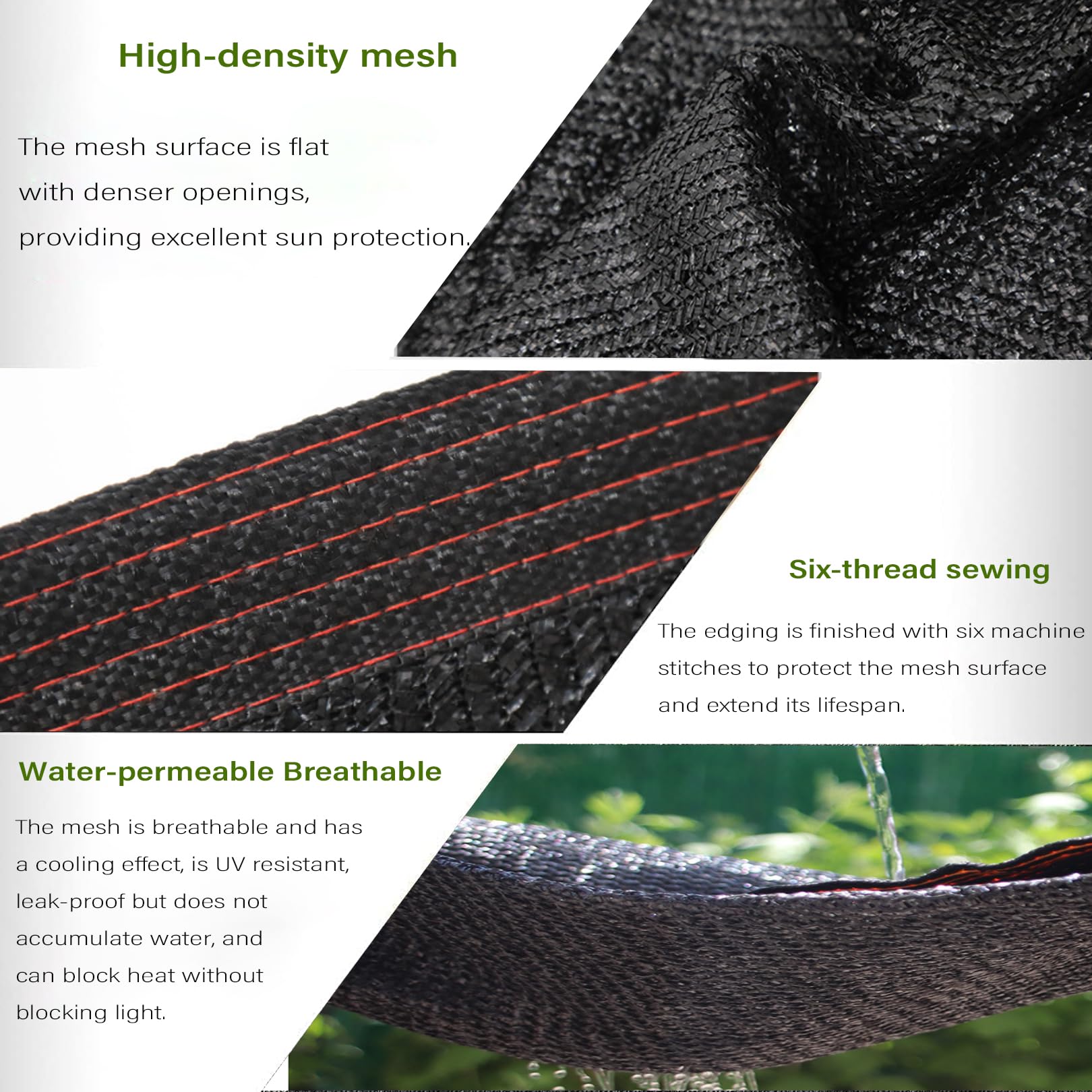 Red de sombra negra de 3 x 4 m con ojales, 80% de protección UV, aislamiento térmico y protección solar para plantas de patio, invernadero, uso al aire libre