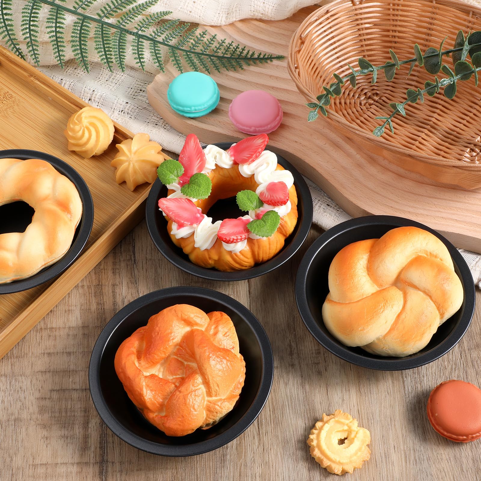 Half Pie Pan Gandeer Pieces Inch Small Pie Pan Mini Black Pot